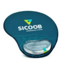 Mouse Pad Ergonômico em PVC e gel para conforto e bem estar corporativo na Kaue Confecções