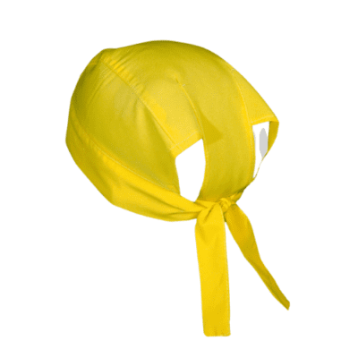 Bandana bordada em tecido politel para festivais e eventos da Kaue Confecções