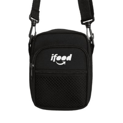 Bolsa Transversal Shoulder Bag Personalizada em nylon para ações promocionais sazonais na Kaue Confecções