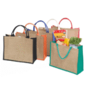 Ecobag de Juta Personalizada com logo da empresa para brindes