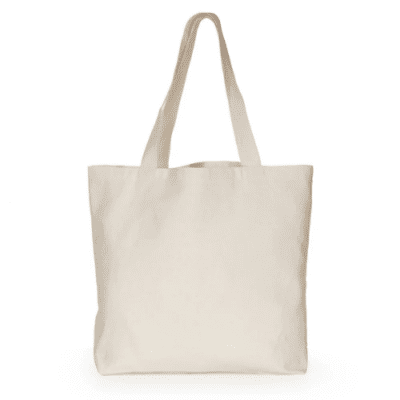 Sacola personalizada em algodão natural para campanhas de sustentabilidade