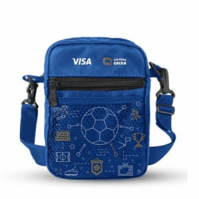 Bolsa Transversal Shoulder Bag Personalizada em nylon para brindes tecnológicos na Kaue Confecções