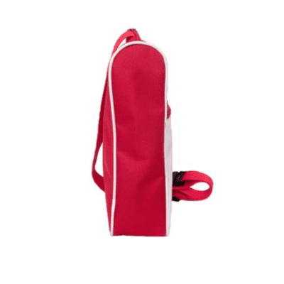 Mochila Alça Transversal Personalizada em material sintético para feiras e congressos na Kaue Confecções